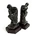 thumbnail image 3 of Bey-Berk International R18T Cast Metal Thinker Bookends with Bronzed Finish on Wood Base, Black, 3 of 3