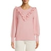 Time and Tru Women's Eyelet Sweater
