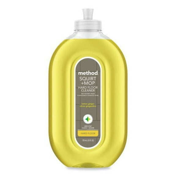 Squirt Mop Hard Floor Cleaner 25 oz Spray Bottle, Lemon Ginger Scent