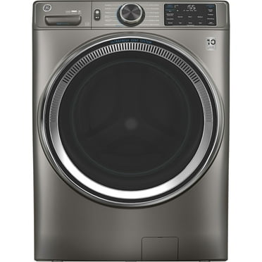 GE® 5.5 cu. ft. (IEC) Capacity Washer with Built-In Wifi Satin Nickel - GFW650SPNSN