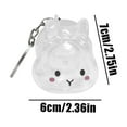 thumbnail image 3 of Eliaeconx Rabbit Hair Collection Capsule Memorial Pendant Cute Keychain Suitable For Rabbit Enjoyment Suitable For Daily Decoration (A), 3 of 5