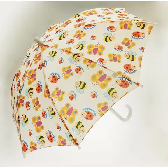 Children'S Bug Umbrella With Lady Bugs, Bees And Butterflies