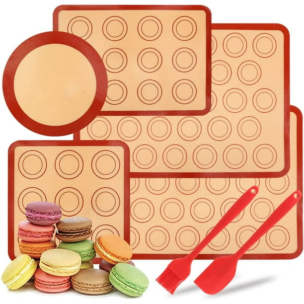 Silicone Baking Mats Set of 7, NonStick Silicone Mats for Baking