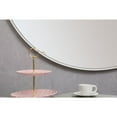 thumbnail image 4 of Elegant Decor Metal Frame Round Mirror With Decorative Hook 42 Inch In White, 4 of 6
