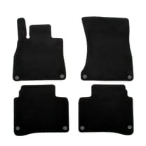 Ikon Motorsports Nylon Car Floor Mats Compatible with 2014-2020 Mercedes-Benz S-Class W222 Sedan, OE Fitment Style Black Driver Passenger Car Carpets, Front Rear 4PCS Full Set