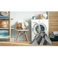 thumbnail image 2 of Ahgly Company Tapis Rectangulaire Lavable en Machine Intérieur Transitionnel Gris Carbone, 2 Pieds x 4 Pieds, 2 of 7