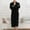 Black, variant on Horkkom Robes for Women Plus Size Plush Bathrobe Warm Fuzzy Plush Long Cinched Waist Strapped Solid Color Robes With Pockets(M-3XL), Gifts for Women
