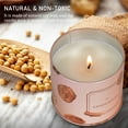 thumbnail image 5 of Scented Candles, 4 Pack Natural Soy Wax Highly Fragranced Candle Up to 50 Hours Burning Time Portable Jar Candle Set for Spa Bath Yoga, 5 of 8
