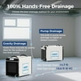 thumbnail image 6 of ALORAIR Dehumidifier with Wi-Fi, 198 PPD Crawl Space Basement Dehumidifiers with Condensate Pump,Up to 2,600 Sq.Ft, Auto-Defrost, Rare Earth Alloy Tube Evaporator, 6 of 8