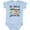 AE-Light Blue, variant on My Uncle Loves Me with Sloth and Hearts Boys or Girls Baby Bodysuit