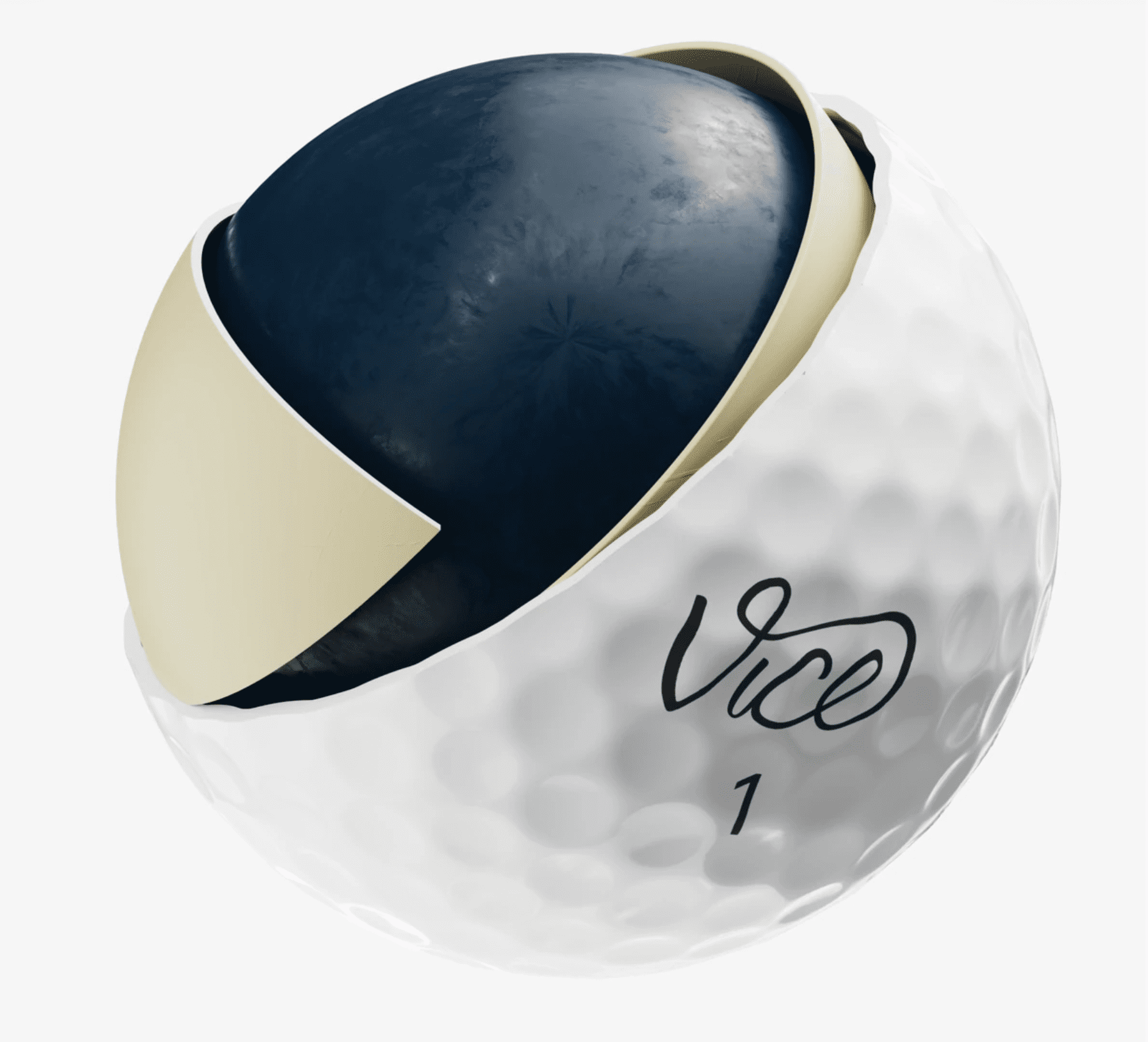 (2 pack) Vice Golf Tour Golf Balls, 12pk, White