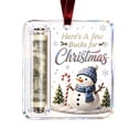 thumbnail image 5 of Cheapark 4.72 Inch Clear Acrylic Christmas Cash Gift Storage Ornament, Transparent Money Holding Pendant For Tree Hanging, Decorative Currency‑Focused Plaque For Christmas Holiday Home Decor Gift, 5 of 6