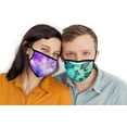 thumbnail image 7 of WIRESTER Reusable Washable Polyester Cotton Mask Cover Protection For Adult, Purple Stardust Boom, 7 of 7