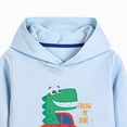 thumbnail image 5 of Zuwimk Toddler Boy Girls Sweat Suit Set - 2 Piece Soft Graphic Print Long Sleeve Pullover Hoodies and Athletic Jogger Sweatpants Outfits(T025-Light Blue), 5 of 5