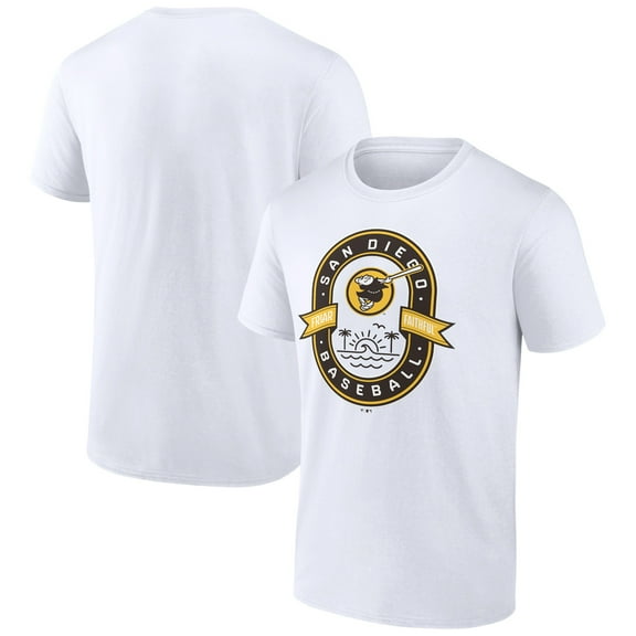 Men's White San Diego Padres Glory Bound Friar Faithful T-Shirt