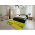 thumbnail image 5 of Ahgly Company Machine Washable Indoor Square Transitional Dark Yellow Green Area Rugs, 7' Square, 5 of 7