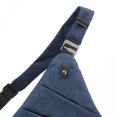 thumbnail image 2 of Bolso Pecho Antirrobo Multifuncional para Hombre Cruzado Nailon Portátil (hombro Izquierdo Oscuro) Azul, 2 of 7
