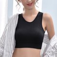 thumbnail image 2 of Señoras Tallas grandes Ropa interior deportiva Camiseta sin mangas Recorte Sin anillos de acero Sujetador Yoga Fitness Sujetador deportivo Fridja  nalpqowj36135, 2 of 7