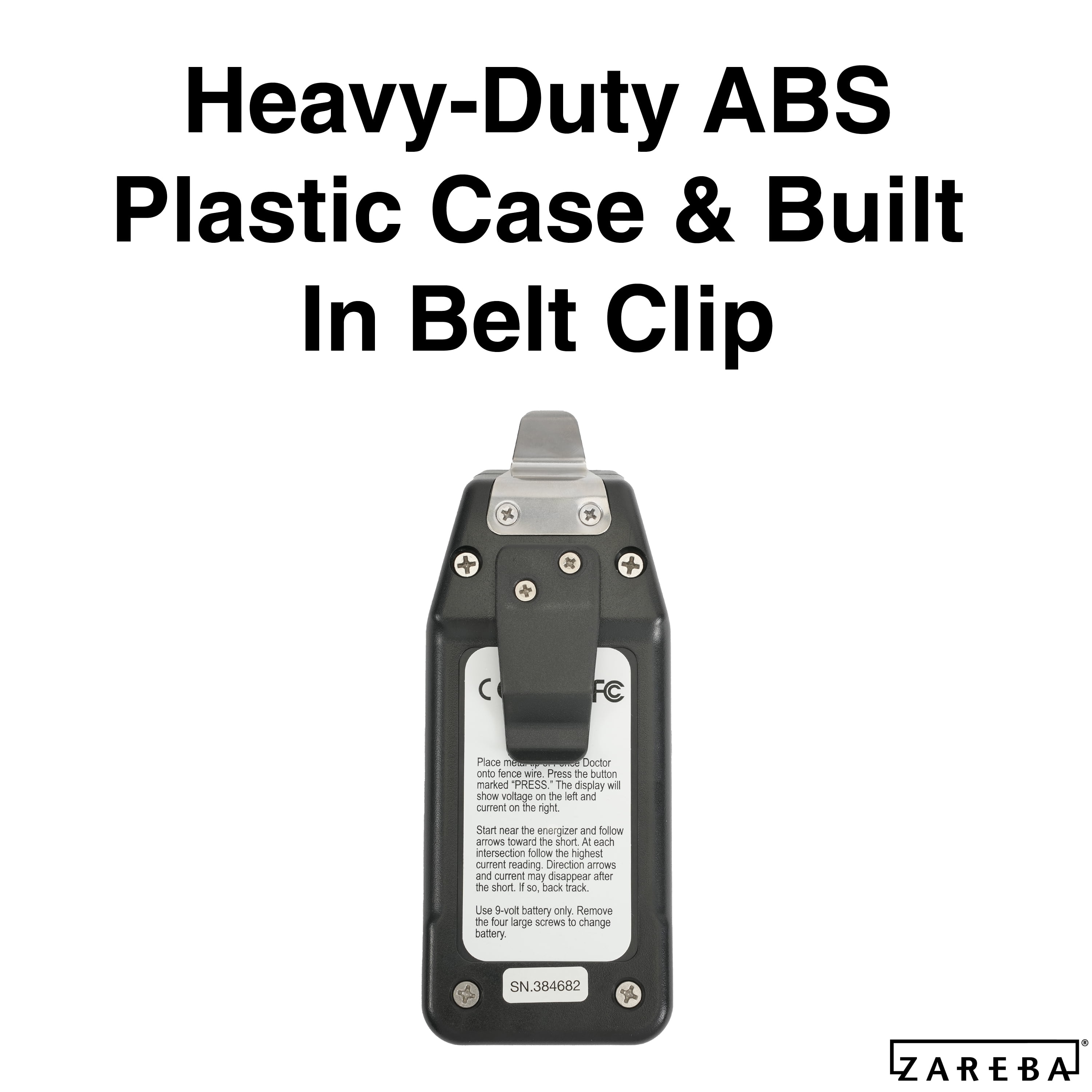 Zareba Fence Doctor Digital Fence Tester and Fault Finder