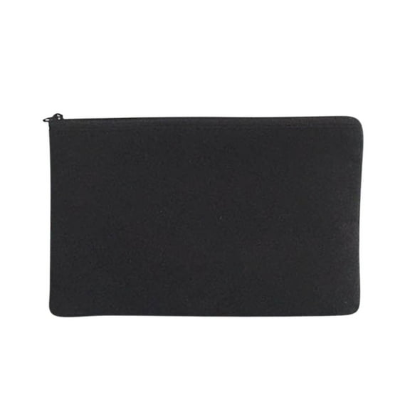 DIY Canvas Pouch, Blank Zipper Makeup Bag for Craft Painting, Multi-Purpose Travel Storage Cosmetic Bag Pen Holder