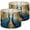 Color 2, variant on Linen Drum Lampshades Rainbow Watercolor 13"x13"x10" Light Shade for Table Lamps Floor Lamp Shades Lampshade Replacement Assembly Required