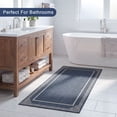 thumbnail image 6 of ICEANT 2'x3' Non-Slip Doormat with Gripper, Geometric Style Entryway Rectangle Rug, Machine Washable Aesthetic Throw Carpet for Bedroom Living Room Hallway, Blue, 6 of 6