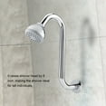 thumbnail image 3 of NIMOA Shower Extension Arm - Stainless Steel S-Curved Bathroom Accessory, 8 Inch, 3 of 7