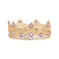 thumbnail image 3 of Bandeau Doré pour Femmes Filles Accessoires Cheveux Mariage Fête Concours Élégant Rond, 3 of 5