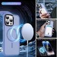 thumbnail image 4 of Funda TEKKU Matte Style para iPhone 15 PRO Trans Azul Compatible con MagSafe, 4 of 8