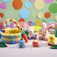 thumbnail image 6 of Joyfy 7 Pcs Easter Basket,Easter Toys,Easter Bunny Playset Stuffers Plushies Basket Fillers for Party Favor, Soft Plush for Toddler & Kids of All Ages, 6 of 8