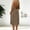 Brown, variant on Beach Dresses for Women Dress for Wedding Guest 2026 Summer Solid Color Backless Breathable Loose Fit Interview Dress for Daily and Commute