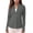 Dark Gray, variant on Women's Golf Long Sleeve Workout Tops V Neck UPF 50+ Sun Protection Quick Dry Lightweight Active Tennis Shirts
