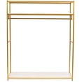 thumbnail image 3 of MONIPA Gold Iron Wedding Dress Bridal Garment Rack Stand with Shelves, for Clothes and Shoes, 3 of 5