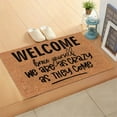 thumbnail image 5 of IF YOU HEAR ME YELLING JUST KNOW I SAID IT NICELY 26 TIMES THE MOM Carpet Door Mat Non Entrance Door Entry Mat Absorbent Bathroom Fun Floor Mat 1PC B2-HOME746, 5 of 6