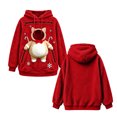 thumbnail image 6 of JAJAHO Fuzzy Pet Carrier Hoodie Christmas Unisex Small Animal Holding Sweatshirt Cat Dog Pouch Pullover Tops, 6 of 6