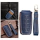 thumbnail image 4 of Con llavero, funda para llavero, llavero automático de 8 botones, funda para llave de coche, funda de piel sintética para mando a distancia Azul, 4 of 9