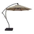 thumbnail image 2 of California Umbrella Parasol Déporté 9 Pieds en Sésame Tissé, 2 of 2