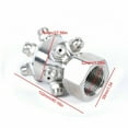 thumbnail image 2 of 360 degree Stainless Steel Rotating Tank Washing Spray Nozzle Cleaning Nozzle, 2 of 9