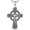 Celtic Knot 1, variant on Celtic Viking Irish Cross Onyx Turquoise Necklace 925 Sterling Silver Religious Protective Vintage Knot Viking Irish Pendant Christmas St Patrick Day for Men Father,22+2 inches chain