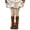 Brown, variant on HNMKIU Kids Knitted Leg Warmers Loose Socks Knee High Cozy Boot for Girls Toddler Soft Stretchy Warm Winter Accessories Coffee,3-14 Years
