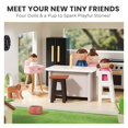thumbnail image 2 of Tiny Land Maison de Poupée, Maison de Poupée Familiale Moderne au Design Réaliste, Maison de Poupée en Bois avec Mobilier de 53 Pcs - Cadeau Idéal pour Enfants de 3 Ans et Plus, 2 of 7