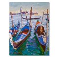 thumbnail image 2 of Trademark Art "Venice Gondolas" Canvas Wall Art by David Lloyd Glover, 2 of 3