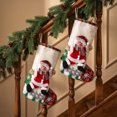 thumbnail image 4 of Unique Bargains Whimsical Cartoon Stockings Luxury Tiered Display Accents Snowman 12", 4 of 5