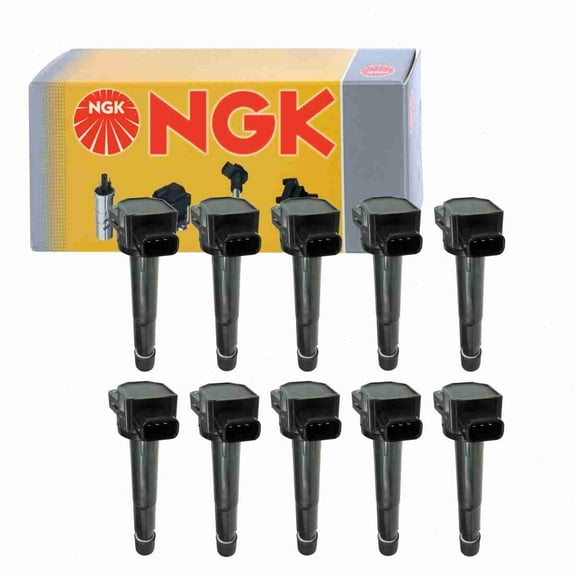 10 pc NGK 48699 Ignition Coils for 1415214 178-8286 2505-300055 30520-PNC-004 30520-RWC-A01 36-8199 E1084 E897 IC537 UF-417 UF-584 UF417 Spark Plug Wire Boot