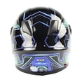 thumbnail image 3 of Casco Para Moto Integral Kids Azul Neón Certificado M, 3 of 4