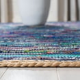 thumbnail image 4 of SAFAVIEH Montauk Rowland Abstract Striped Area Rug, Blue/Natural, 3' x 5', 4 of 5