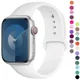 thumbnail image 2 of Correa de silicona para Apple Watch, pulsera deportiva de 44mm, 45mm, 40mm, 41mm, 42-38mm y 45 mm, serie iwatch 8 7 6 5 4 3 SE 9 Ultra 2 49mm, 2 of 5