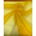 thumbnail image 2 of Sheer Organza Fabric by the Yard for Sewing Fashion Wedding Dress DIY Event Decorations, 60’’ Wide Sparkle Silky Crystal Organza Fabric (Yellow, 10 Yard), 2 of 5
