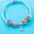 thumbnail image 3 of 12 Zodiac Sign Charms for Charm Bracelets - 925 Sterling  Constellation/Horoscope Pendants, 3 of 6