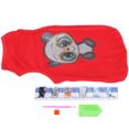 thumbnail image 4 of Ropa para perros DIY pintura de diamantes de imitación suave transpirable lavable moda verano linda camiseta para mascotas para perros, 4 of 8